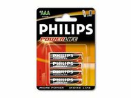 Philips LR03/AM4 1.5V PowerLife AAA alkaline 4db/cs blisteres