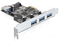 Delock PCI Express kártya > 3 x külső + 1 x belső USB 3.0