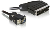 Delock Cable Video Scart output > VGA input 2m