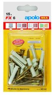 Celo FX 8 univerzális nylon dűbel + 5x60 facsavar - 10db / bliszter