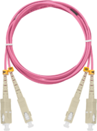 NIKOMAX Optikai patch kábel SC - SC, MM 50/125, duplex, 5m, magenta