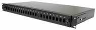 KE-Line RAB-FO-X47-SL Kihúzható patch panel, 1U, 24xSC, LC duplex, E2000 toldó számára