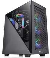 Thermaltake Divider 300 TG Air/Black/Win/SPCC/Tempered Glass*1/Mesh Front Panel/120mm Standard Fan*2 - CA-1S2-00M1WN-02
