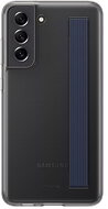 Samsung EF-XG990CB Dark Gray Vékony szíjas tok / S21 FE