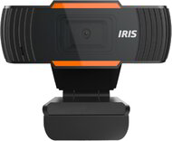 IRIS W-13 mikrofonos fekete/narancs webkamera