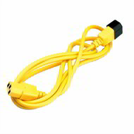 ROLINE Tápkábel, IEC 320 C14 - C13, 3m, sárga