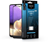 Samsung A326B Galaxy A32 5G edzett üveg képernyővédő fólia - MyScreen Protector Diamond Glass Lite Edge2.5D Full Glue - black