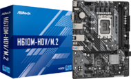 ASRock H610 s1700 H610M-HDV/M.2 2xDDR4 4xSATA3 1xM.2 3xPCI-E Gbit LAN mATX