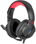 Marvo Fejhallgató - HG9065 (7,1, mikrofon, USB, hangerőszabályzó, nagy-párnás, 2.1m kábel, fekete)
