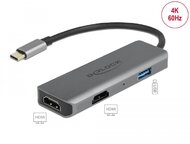 Delock USB Type-C Dual HDMI adapter 4K 60 Hz és USB portokkal