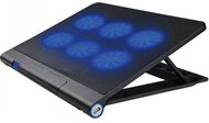 PLATINET Hűtő Notebookhoz 6 ventillátoros, fekete