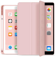 Apple iPad Air 4 (2020)/iPad Air 5 (2022) 10.9 védőtok (Smart Case) on/off funkcióval, Apple Pencil tartóval - pink (ECO csomagolás)