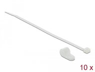Delock Fehér színű, összekapcsoló pánt készlet 12,7 mm H 300 x Sz 4,8 mm kábelekkel