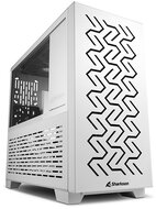 Sharkoon Számítógépház - MS-Z1000 White (fehér; fehér belső; alsó táp; mATX; mITX; 2xUSB3.0; I/O)