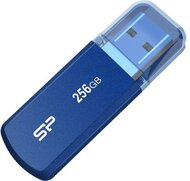 Silicon Power 256GB Helios 202 Data transfers up to 5 Gbps, Aluminum casing, Blue SP256GBUF3202V1B