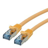 ROLINE Kábel S/FTP, PATCH, CAT6a, LSOH, 15m, sárga
