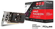 Sapphire AMD Radeon RX 6400 4GB GDDR6 PULSE HDMI DP Low Profile - 11315-01-20G