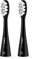 NICEBOY ION Sonic replacement brush head 2 pcs Soft, black