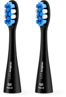 NICEBOY ION Sonic replacement brush head 2 pcs Hard, black