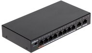 Dahua PoE switch - PFS3010-8ET-65 (8x 100Mbps PoE port + 2x 100Mbps uplink, 65W)