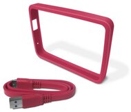 Western Digital My Passport Ultra USB 3.0 Grip 14mm kábel 0.4m - Rubinvörös