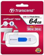 Transcend Jetflash 790 64GB fehér