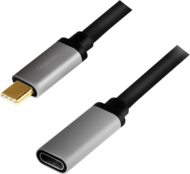 Logilink USB 3.2 Gen2 Type-C kábel, C/M C/F, 4K, alu, 0,5 m
