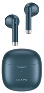 USAMS IA04 bluetooth fülhallgató SZTEREO (v5.0, TWS, mikrofon, zenehallgatáshoz ajánlott + töltőtok) SÖTÉTKÉK
