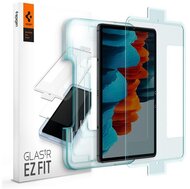 SPIGEN EZ FIT képernyővédő üveg 2db (2.5D full cover, tokbarát, ultravékony, 0.2mm, 9H + segédkeret) ÁTLÁTSZÓ