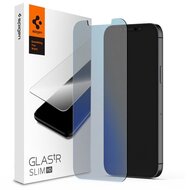 SPIGEN SLIM HD ANTIBLUE képernyővédő üveg (2.5D, kék fény elleni védelem, ultravékony, 0.2mm, 9H) ÁTLÁTSZÓ