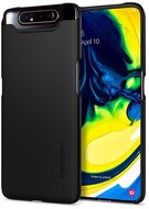 SPIGEN THIN FIT műanyag telefonvédő (matt, ultravékony, kamera védelem) FEKETE