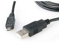 Equip micro USB 2.0 AM -> MBM5P 1m Fekete