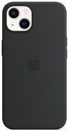 APPLE szilikon telefonvédő (Magsafe rögzítésű, mágneses) FEKETE - Apple iPhone 13