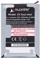 Akku 3050 mAh LI-Polymer (belső akku, beépítése szakértelmet igényel) Allview X5 Soul Mini