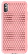 BASEUS BV 2. generációs szilikon telefonvédő (fonott minta) RÓZSASZÍN
