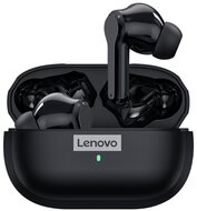 LENOVO LIVEPODS LP1S bluetooth fülhallgató SZTEREO (v5.0, TWS, zajszűrő, vízálló + töltőtok) FEKETE
