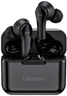 LENOVO QT82 bluetooth fülhallgató SZTEREO (v5.0, TWS, mikrofon, LED töltésjelző + töltőtok) FEKETE