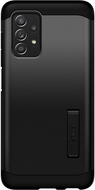 SPIGEN TOUGH ARMOR műanyag telefonvédő (szilikon keret, közepesen ütésálló, kitámasztó) FEKETE Samsung Galaxy A52/A52 5G tok fekete (ACS02319)