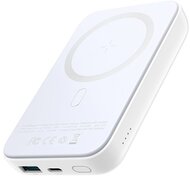 JOYROOM hordozható vésztöltő Type-C aljzat / USB aljzat (10000mAh, 20W, QI Wireless, Magsafe kombatibilis, mini) FEKETE