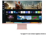 Samsung 32" LS32BM80PUUXEN - UHD Monitor Smart TV funkcióval, rózsaszín