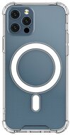 iPhone 12 miniSzilikon telefonvédő (mágneses, közepesen ütésálló, légpárnás sarok, MagSafe kompatibilis) ÁTLÁTSZÓ