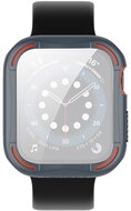 Apple Watch Series 4, 5,6,SE NILLKIN WATCH szilikon keret (BUMPER, ütésálló, edzett üveg előlap) SZÜRKE