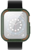 Apple Watch Series 4, 5,6,SE NILLKIN WATCH szilikon keret (BUMPER, ütésálló, edzett üveg előlap) SÖTÉTZÖLD