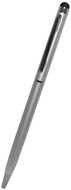 Érintőképernyő ceruza 2in1 (toll, kapacitív érintőceruza, 13 cm) EZÜST