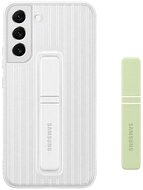 Samsung Galaxy S22 Plus SAMSUNG műanyag telefonvédő (dupla rétegű, gumírozott, asztali tartó funkció) FEHÉR
