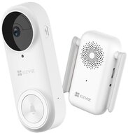 EZVIZ Videós ajtócsengő készlet 176° kamerával DB2 5MP, WiFi, 5200mAh akku, IR, több csengőhang, microSD (256GB)