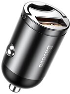 BASEUS TINY STAR autós töltő USB aljzat (5V / 3000mA, 20W, gyorstöltés támogatás, extra mini) SZÜRKE