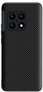 OnePlus 10 Pro 5G Szilikon telefonvédő (bőr hatású, kamera védelem, karbon minta) FEKETE