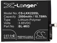 LG K22 CAMERON SINO akku 2800 mAh LI-Polymer (belső akku, beépítése szakértelmet igényel, BL-M03 kompatibilis)
