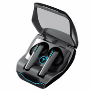 LENOVO XG02 bluetooth fülhallgató SZTEREO (v5.0, TWS, mikrofon, gamer, LED kijelző, aktív zajszűrő + töltőtok) FEKETE
